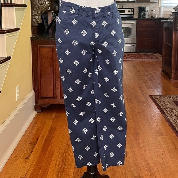 GAP Pants - Gap Slim City Chinos Navy White